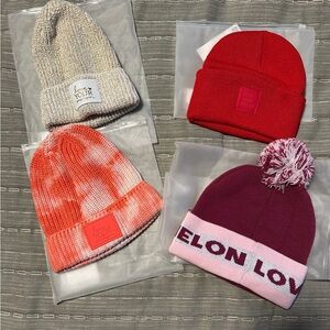 4 Love Your Melon Beanie Hats NWT